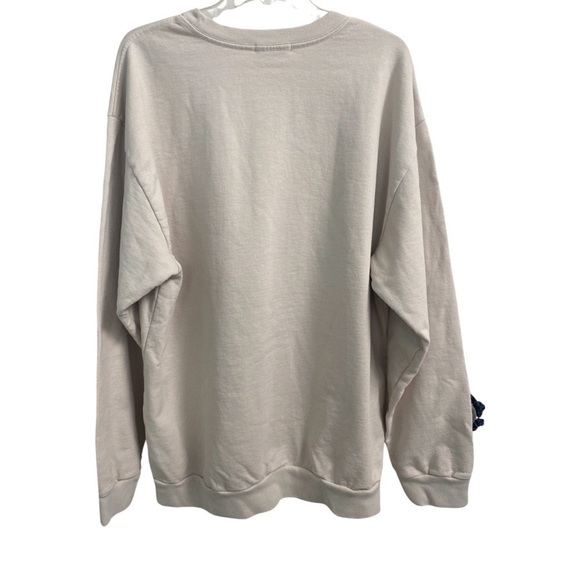 Talentless Men’s HEAVYWEIGHT CREWNECK Sweatshirt in Bone White Size XXL NWOT - Picture 6 of 9